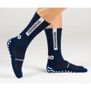 Meia de Futebol Antiderrapante Pro Socks UltraGrip Azul Marinho